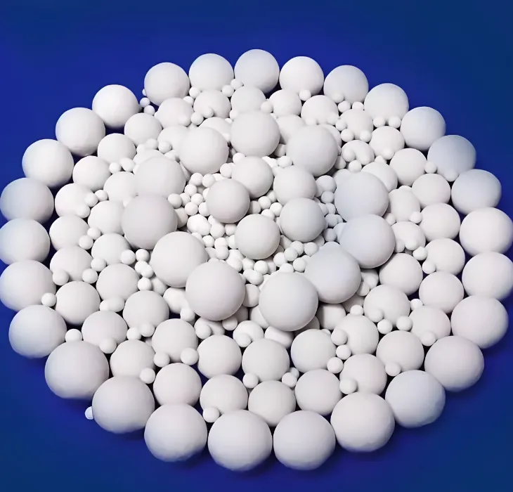 Activated alumina ceramic ball filter media