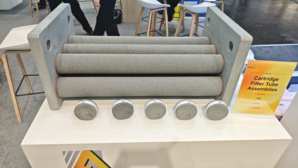 aluminum cartridge filter tube assemblies