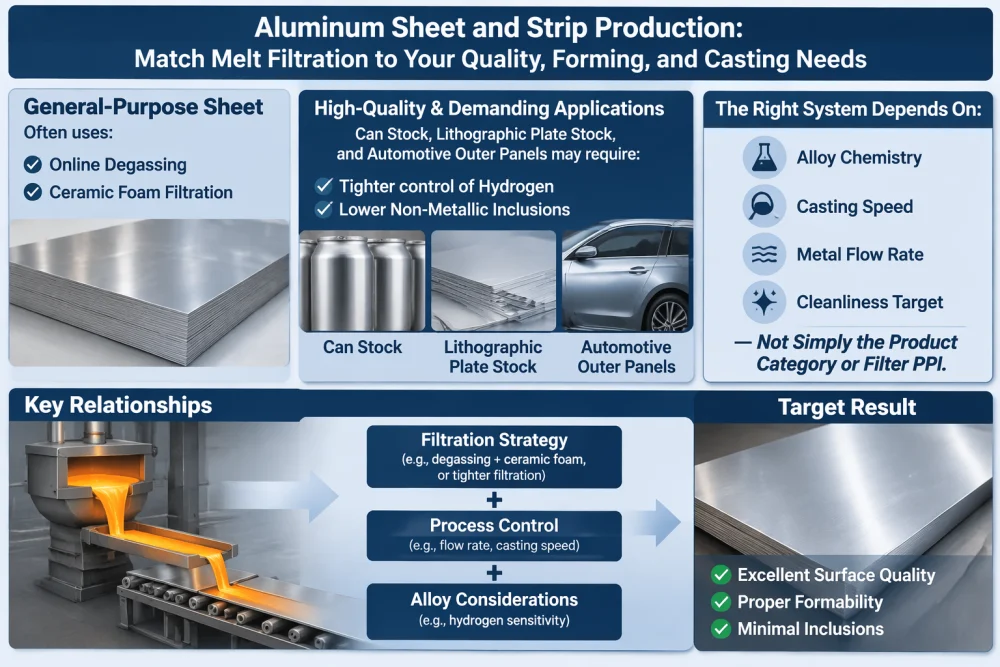 aluminum sheet and strip production